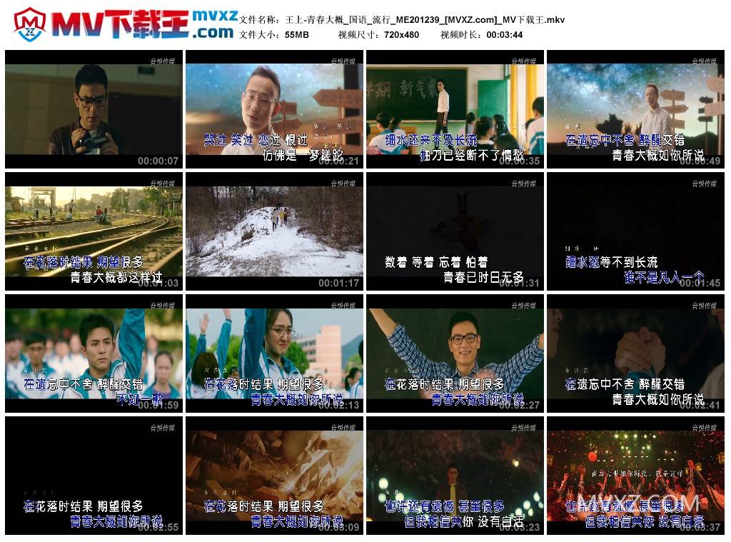 王上-青春大概_国语_流行_ME201239